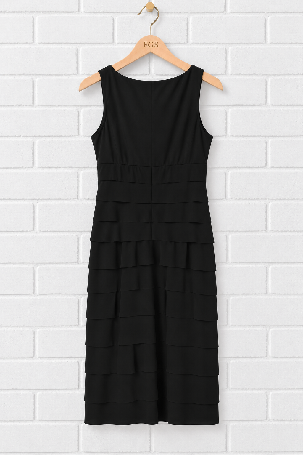 London Times Layered Ruffle Tiered Sheath Dress- 4
