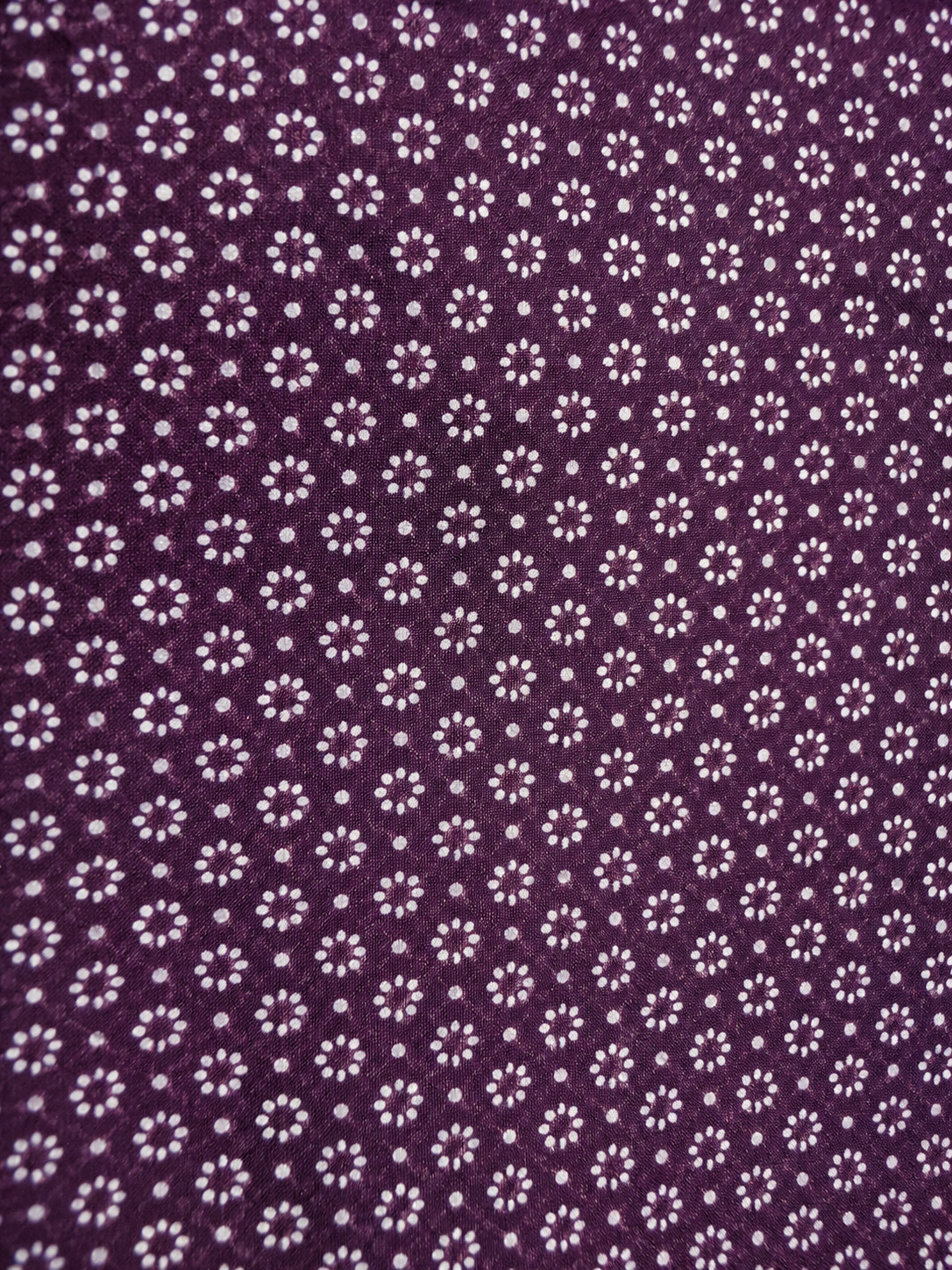 Mizzen & Main Leeward Eggplant Geo Bloom- L