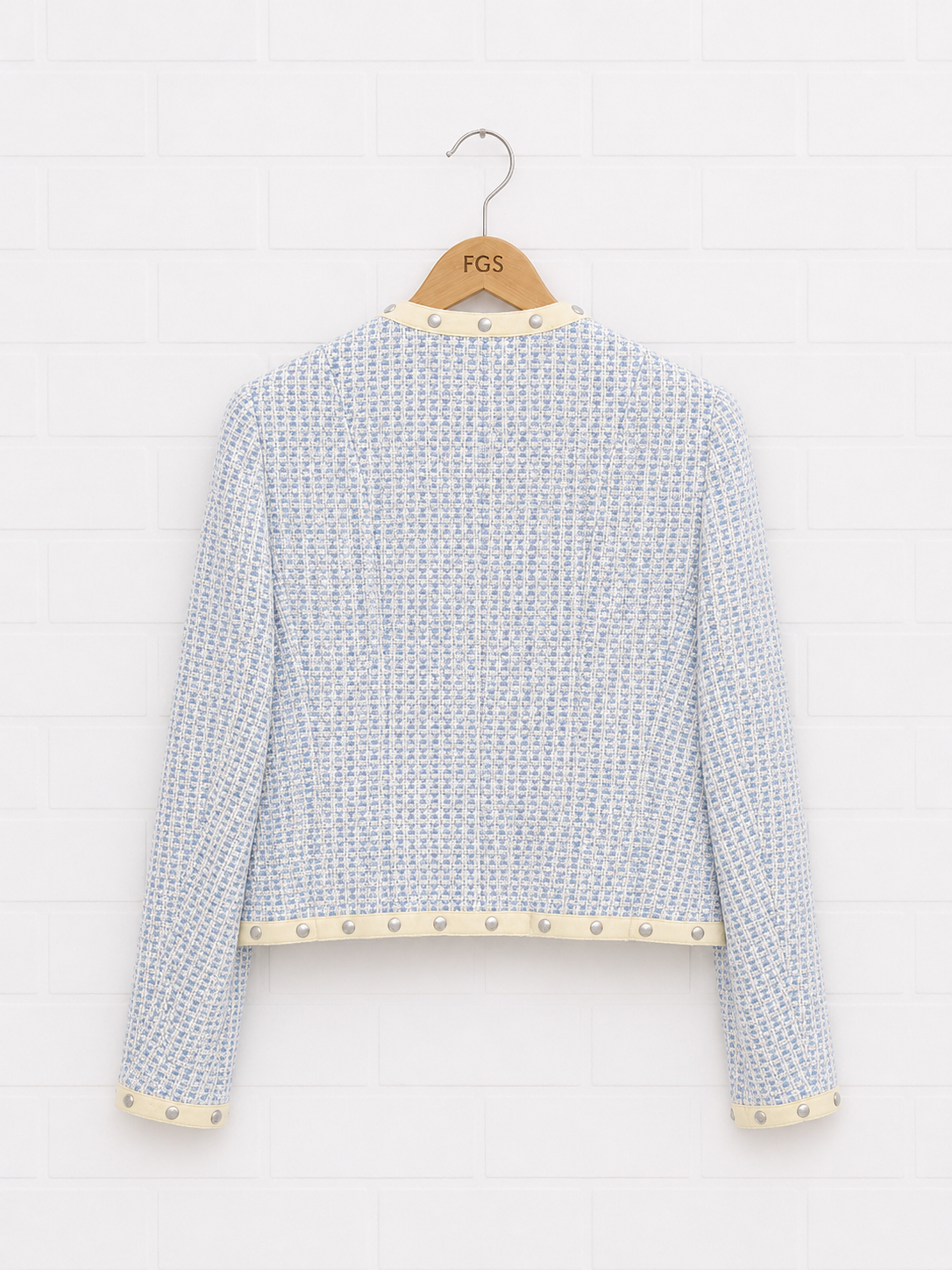 Carlisle Collarless Tweed Jacket- 6