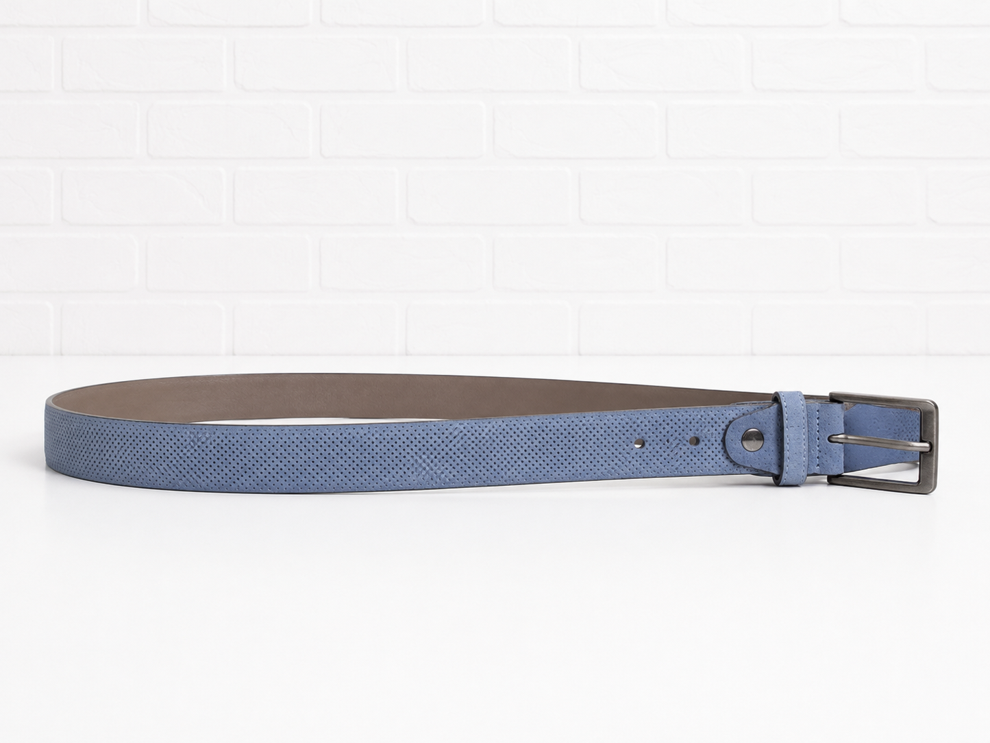 Georg Roth Prague Capri Suede Leather Belt- 40