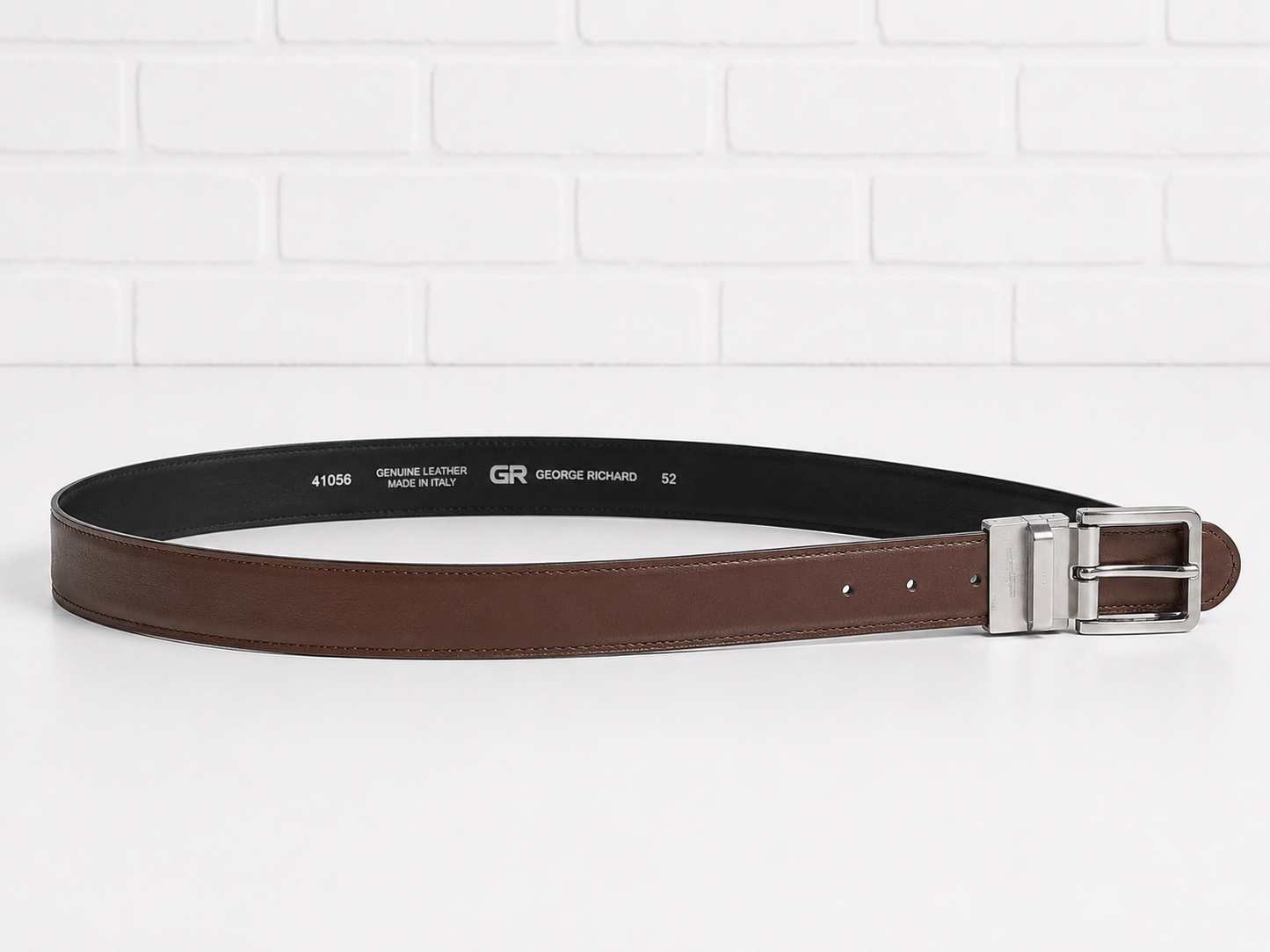Georg Roth Brown/Black Reversible Belt- 38