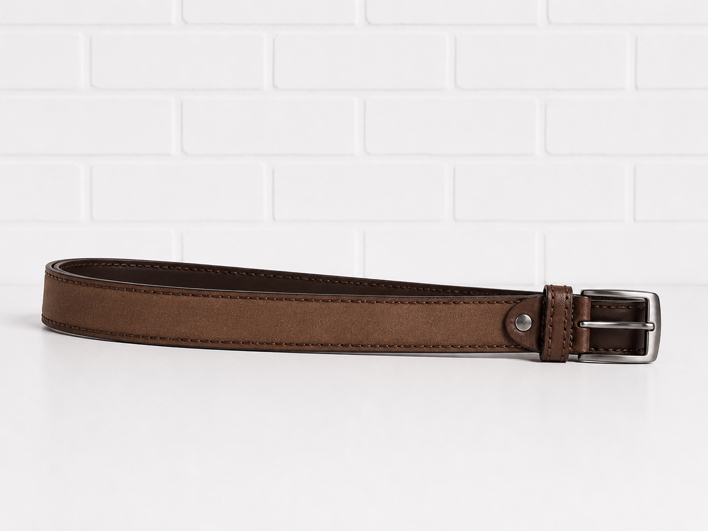 Georg Roth Kiel Light Brown Leather Belt- 32