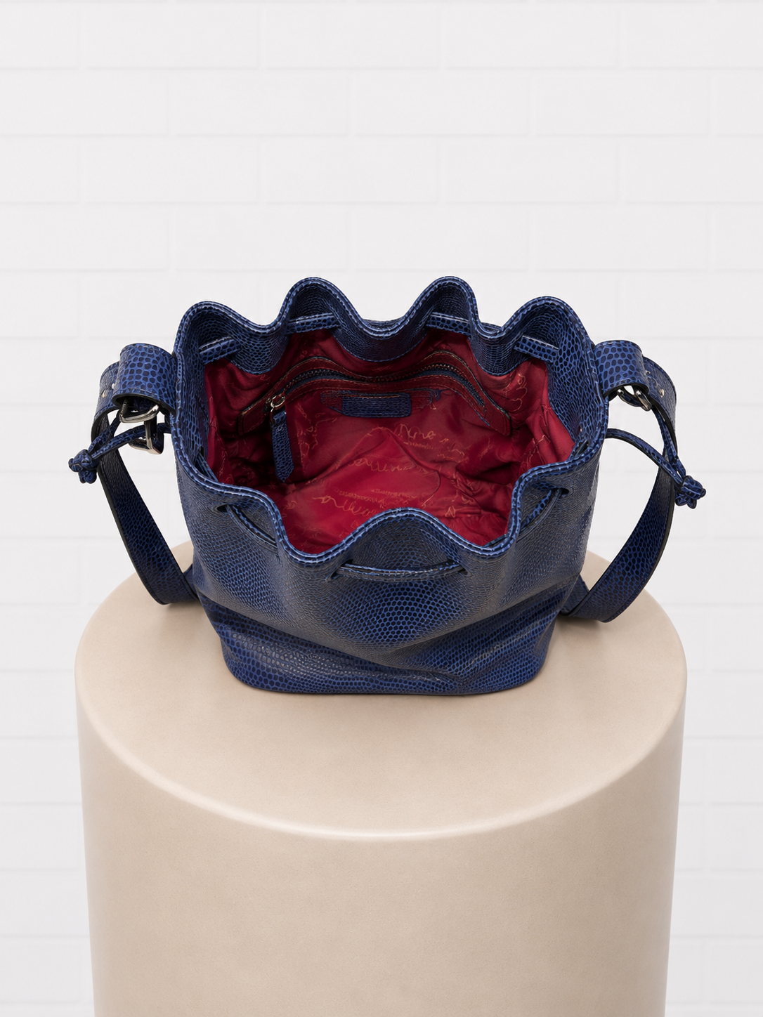 Momo Designs Blue Bucket Bag