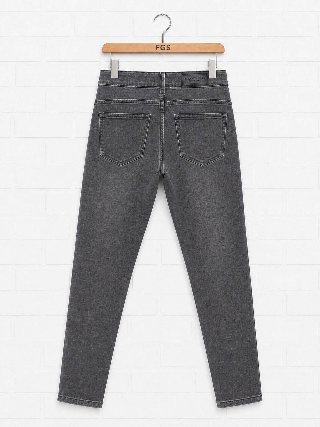 Etienne Marcel Grey Multi Zip Skinny