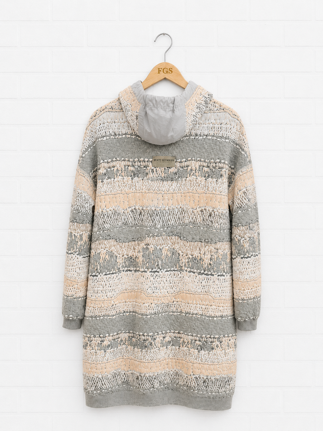 Beate Heymann Apricot Melange Coat- 36
