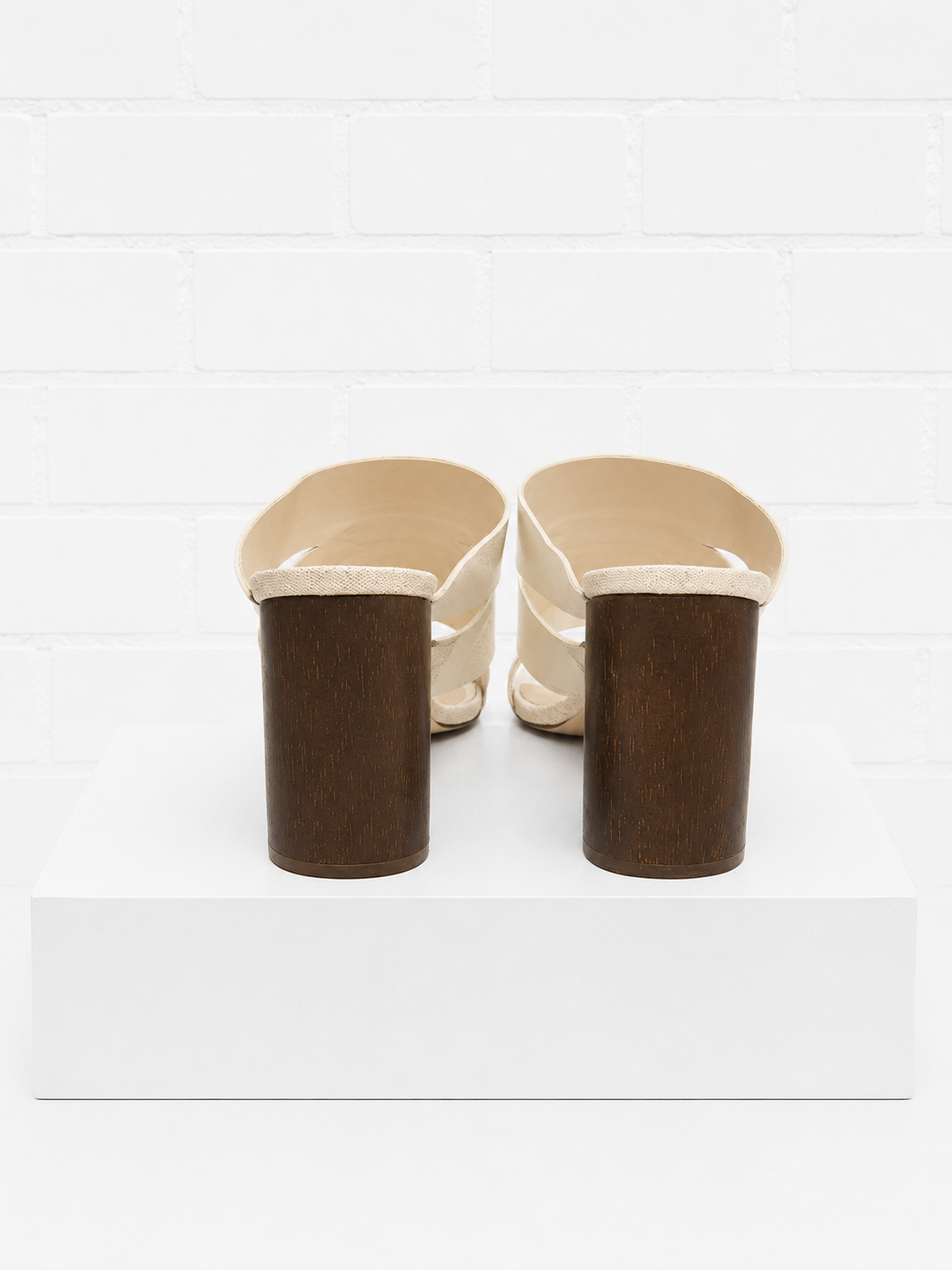 Splendid Myle Leather Mules- Cream- 10
