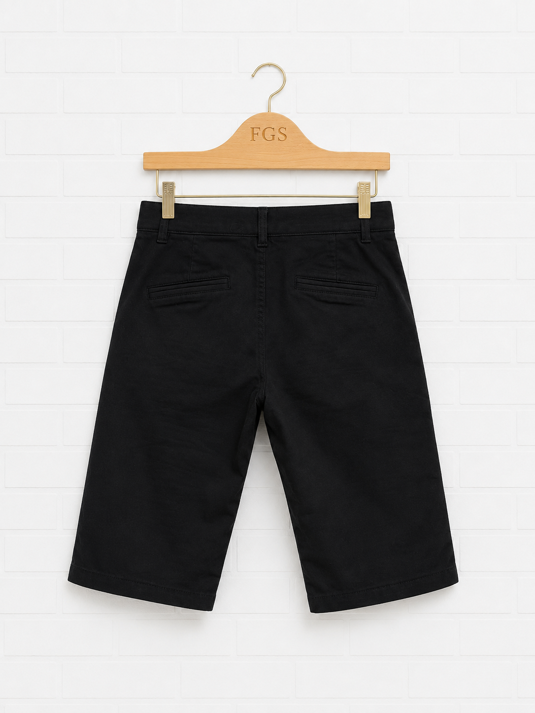 Bevy Flog Dafna Bermuda Shorts-Black-25