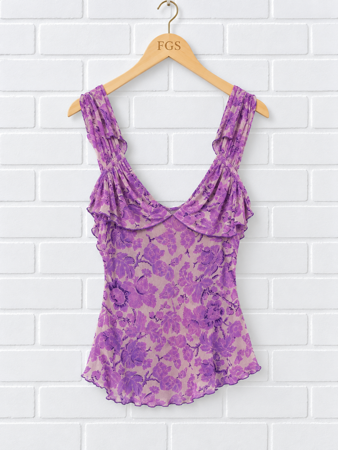 Diane von Furstenberg Athena Reversible Mesh Top- M