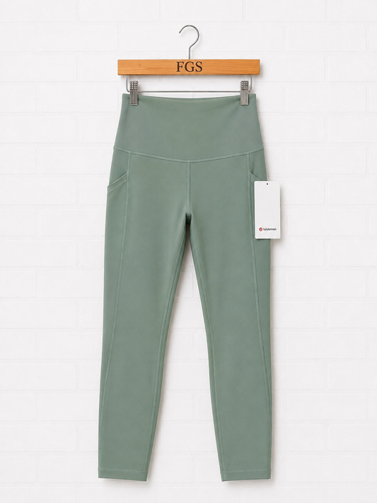Lululemon Align 25" High Rise Willow Leaf - 8