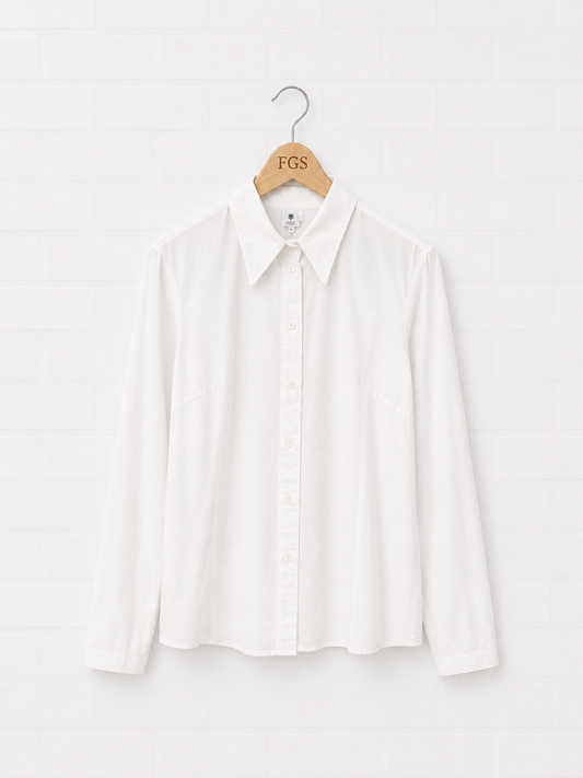 European Culture Long Sleeve Blouse- XL