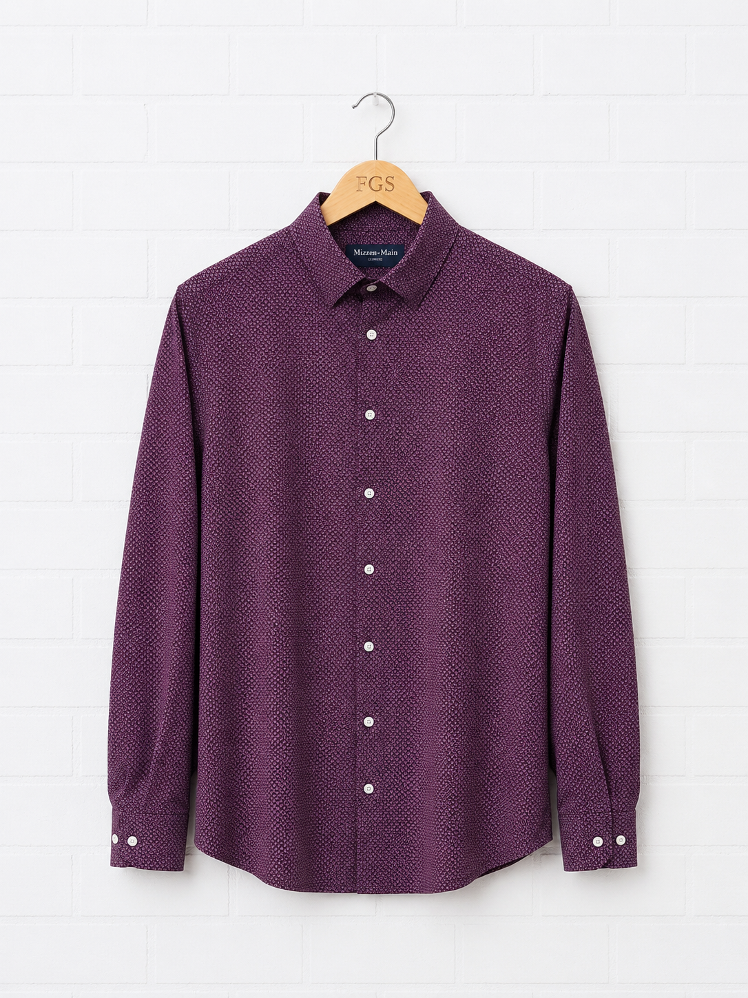 Mizzen & Main Leeward Eggplant Geo Bloom- XL