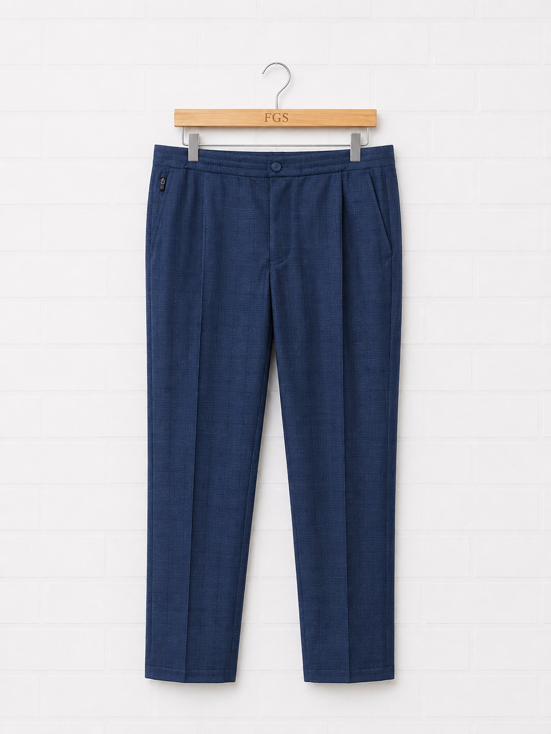 Mizzen & Main Parker Navy Herringbone Jogger- XL