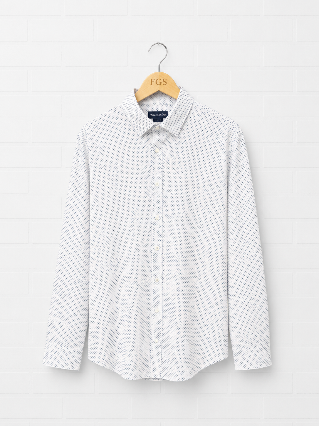 Mizzen & Main Leeward White Plus Print- XL Classic