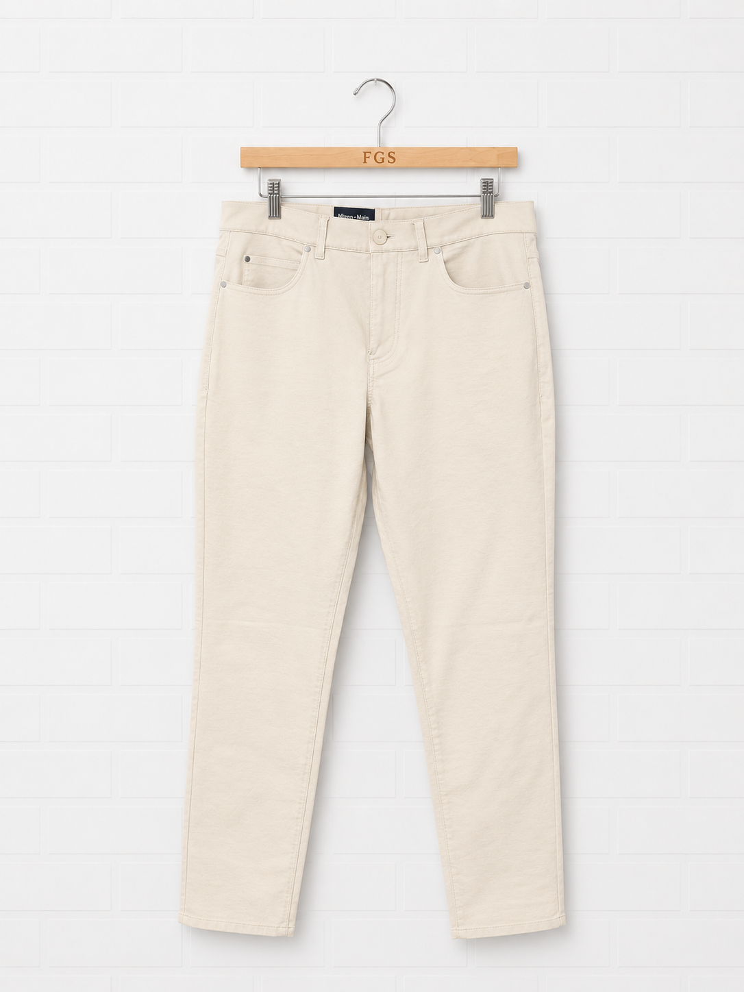 Mizzen & Main Oat Mayfield 5 Pocket Pant- 33x32 Slim