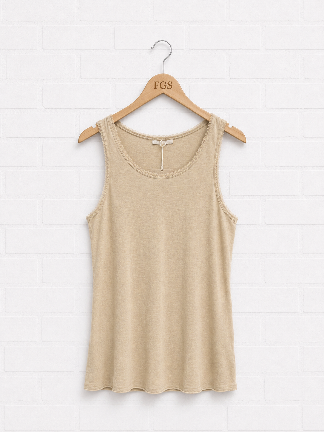 Milio Milano Tan Tunic Tank- XS/S