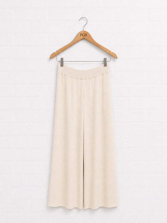 Milio Milano Ivory Knit Pants- M/L