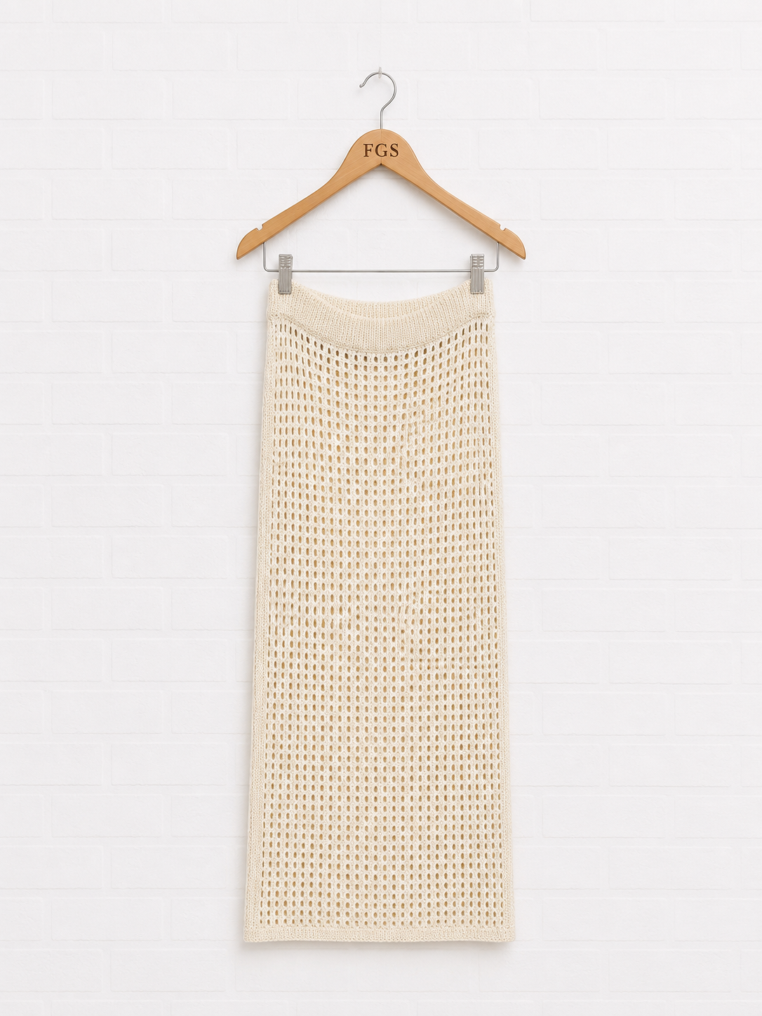 Milio Milano Crochet Pencil Skirt- S