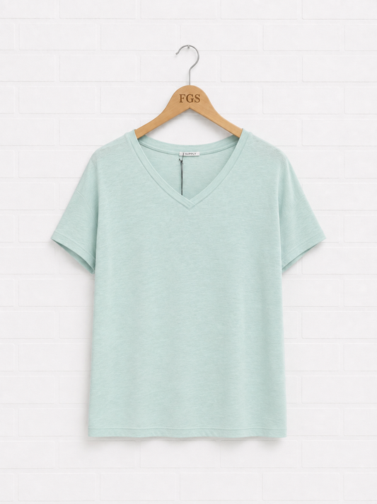 Hana San Valerie Aqua T Shirt - S