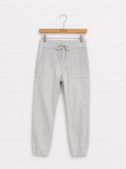 Bevy Flog Tali Light Grey Herringbone- 24