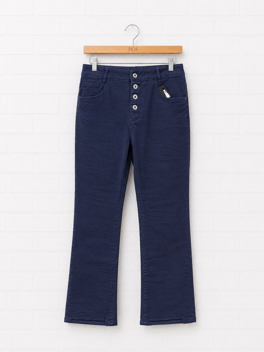 Bevy Flog Commando Navy Pant- 27