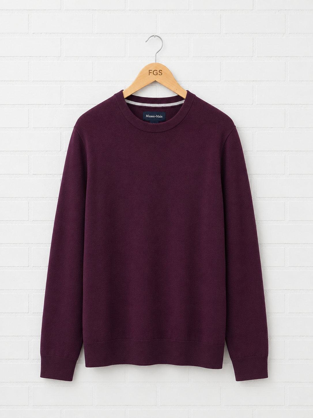 Mizzen & Main Heritage Crewneck Sweater- M