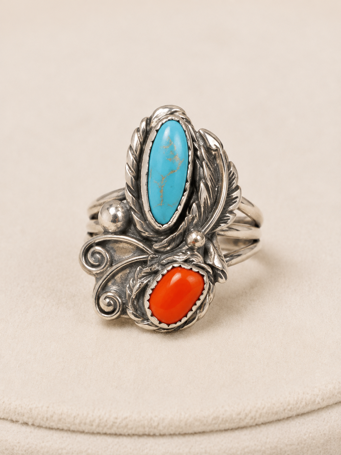Sterling Turquoise Ring - 5