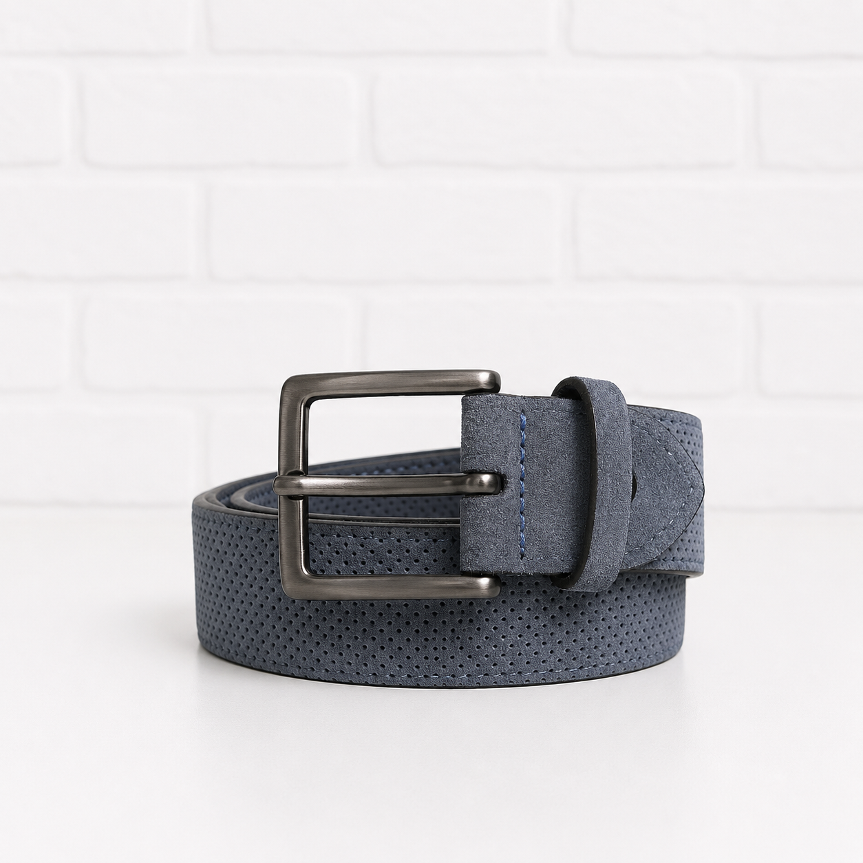 Georg Roth Prague Capri Suede Leather Belt- 34