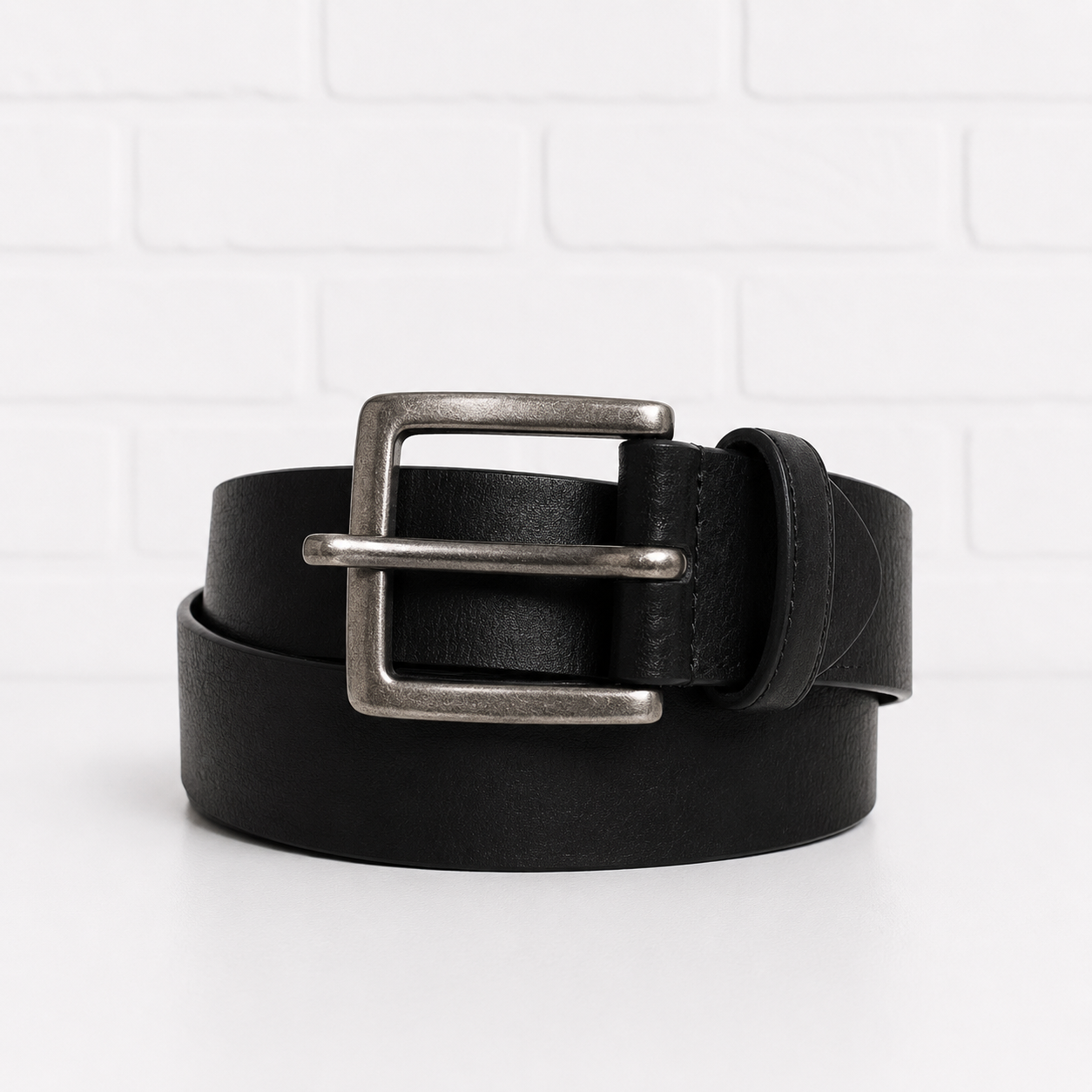 Georg Roth Stuttgart Black Leather Belt- 32