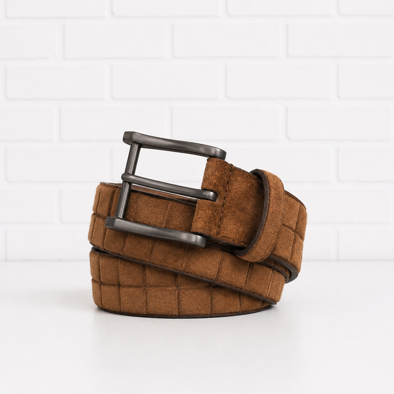 Georg Roth Suede Belt Cognac- 34