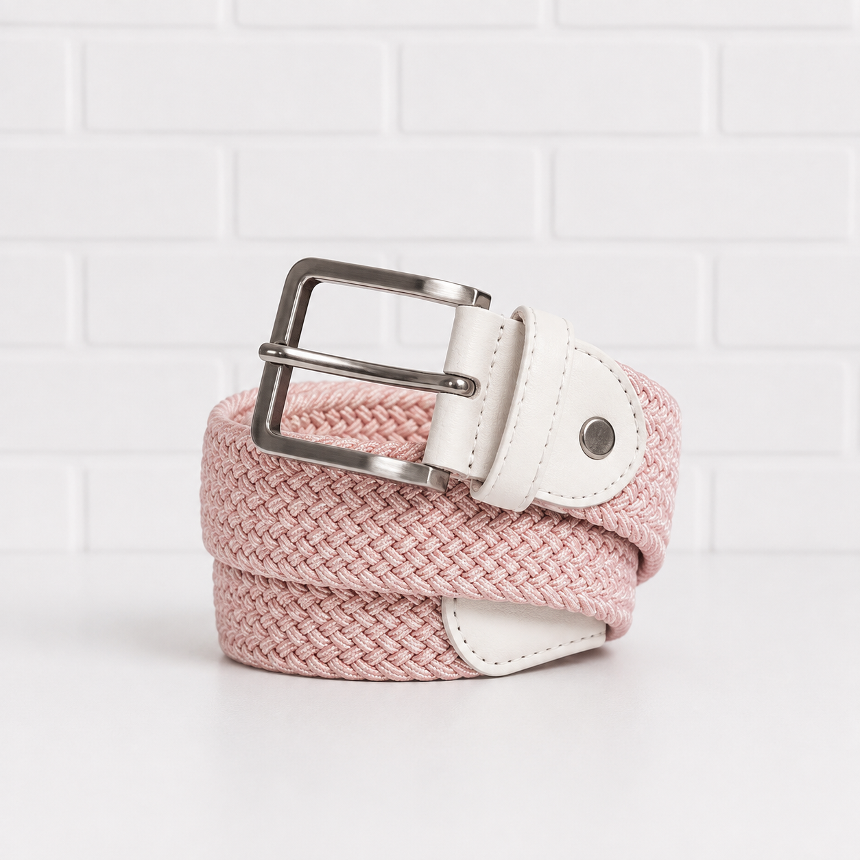 Georg Roth Bonn Pink Stretch Belt - 40