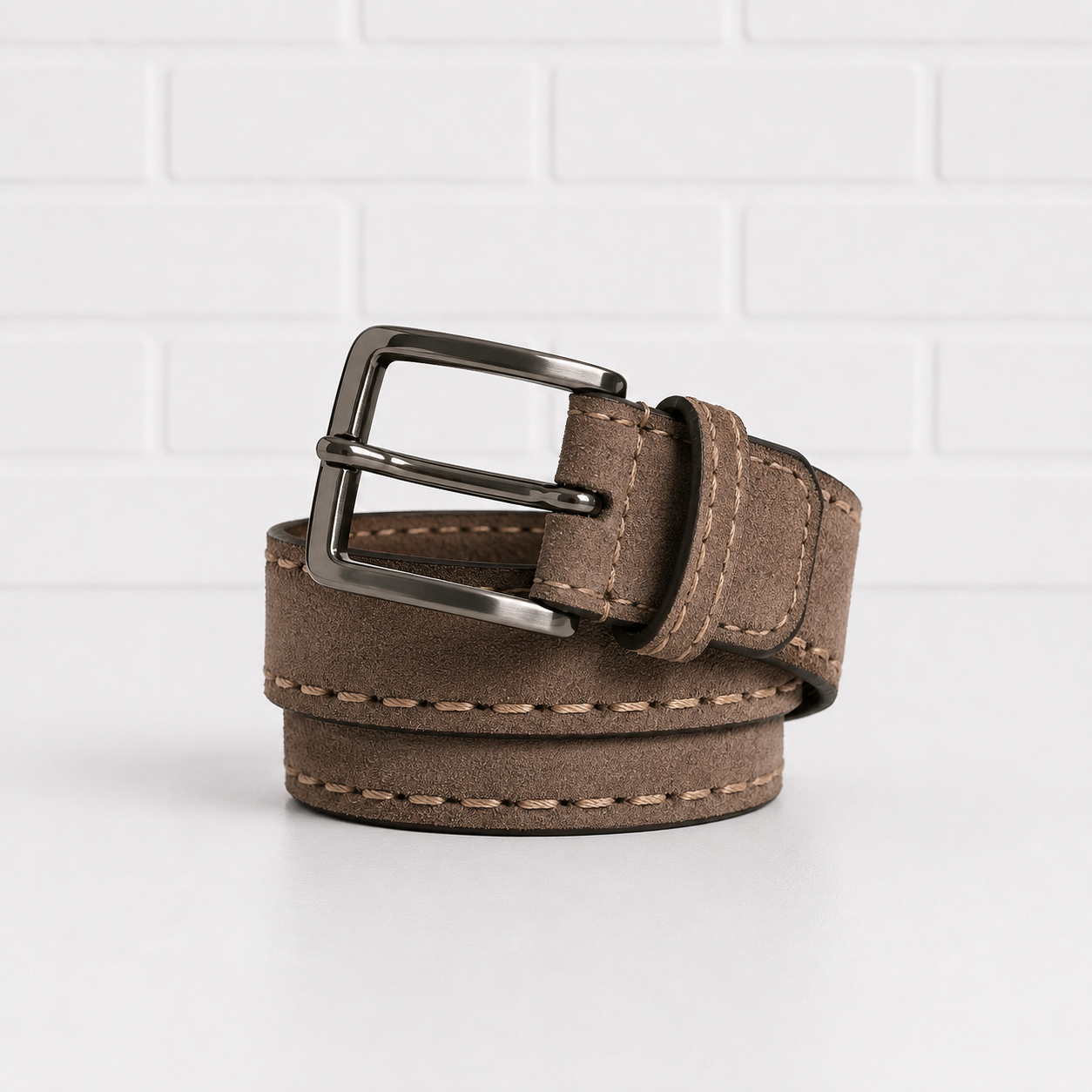 Georg Roth Genuine Suede Leather Sand Belt - 38