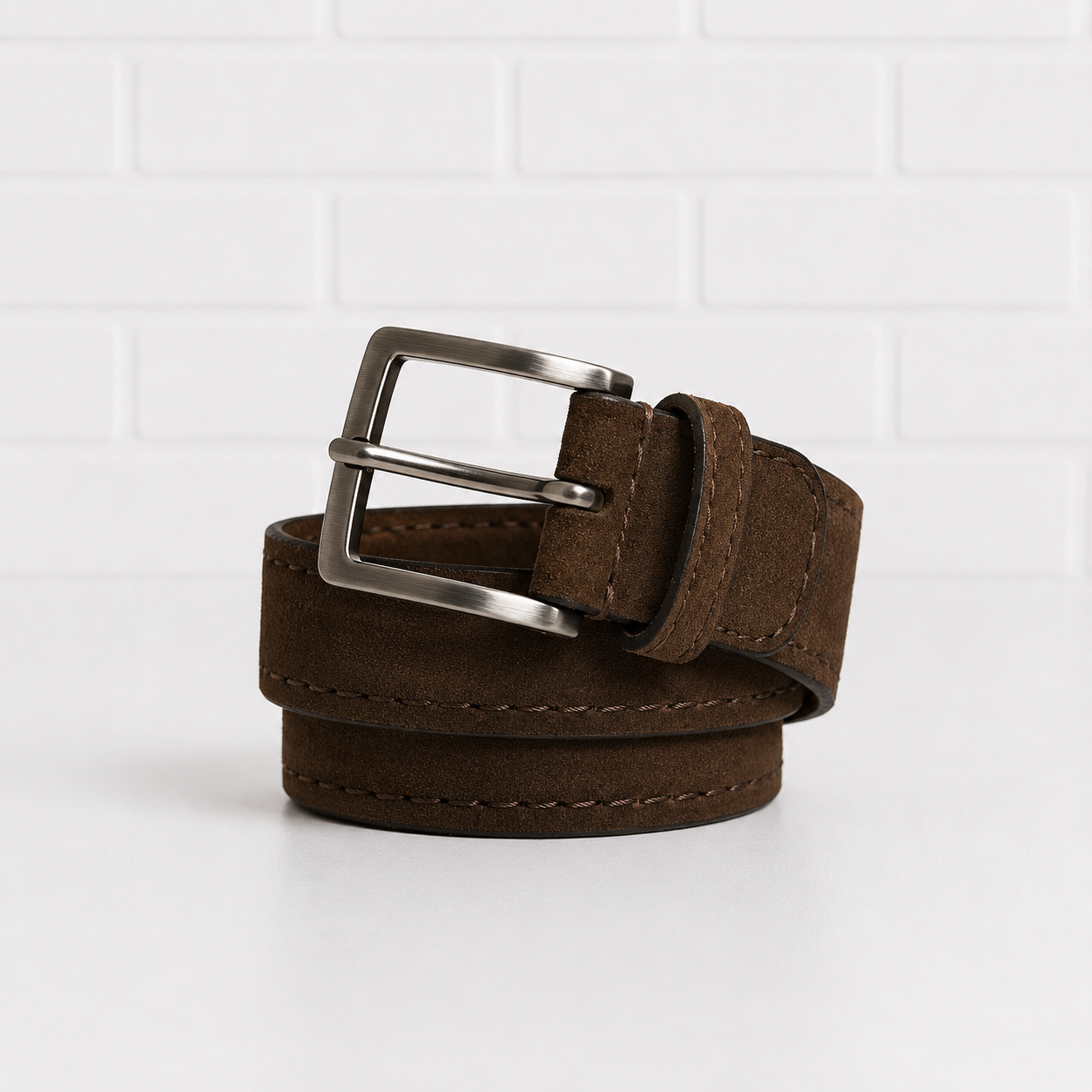 Georg Roth Kiel Light Brown Leather Belt- 32