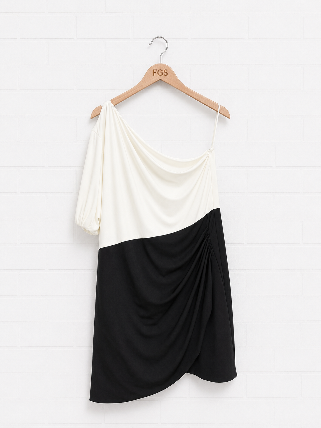 Parker Black Yana One Shoulder Dress- 16