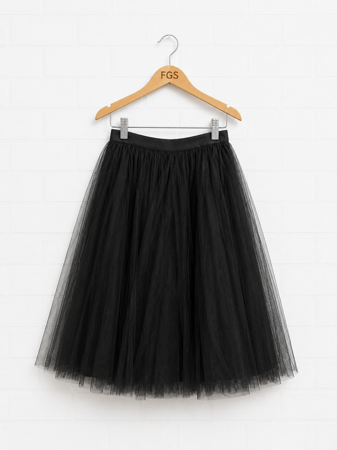 Elizabeth + James Tulle Midi Skirt- 6