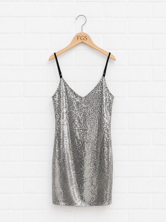 Road to Awe Sequin Cami Mini Dress- 10