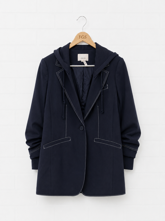 Cinq a Sept Hooded Chloe Blazer- 8