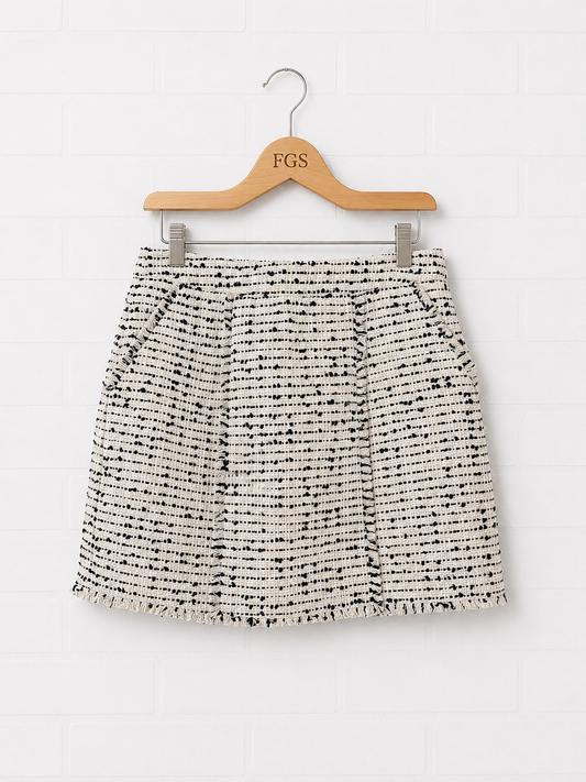 Cinq a Sept Mallory Tweed Mini Skirt- 6