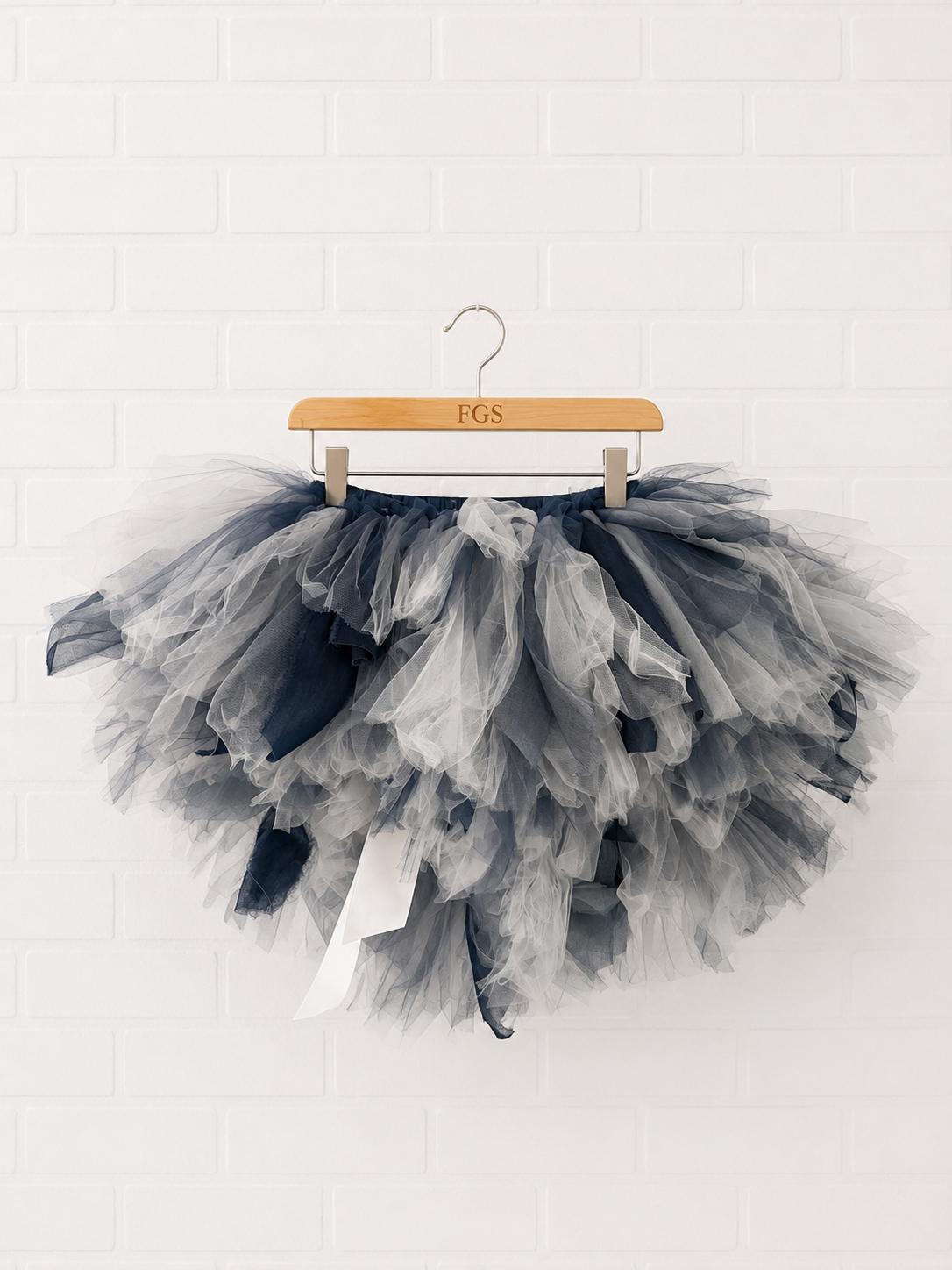 Navy + White Tutu- OS