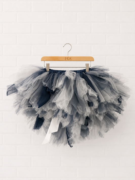 Navy + White Tutu- OS