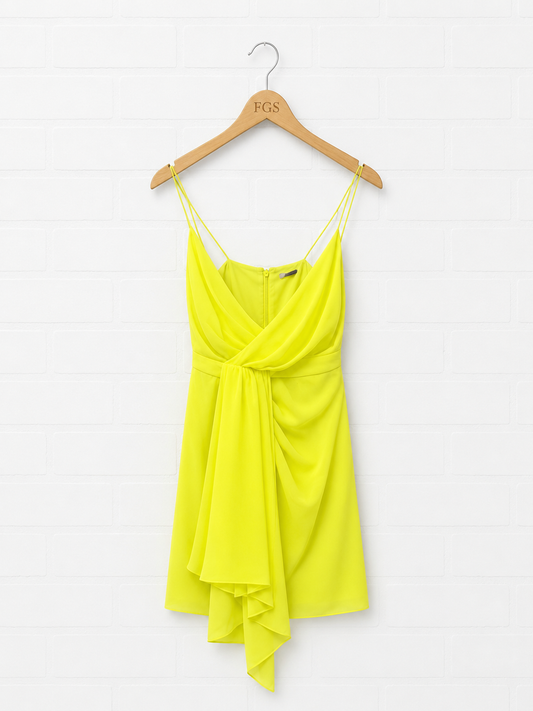 Jay Godfrey Draped Asymmetrical Cocktail Dress- 0