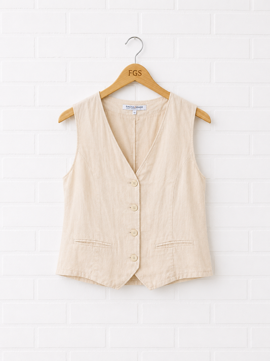 European Culture Women's Gilet- L