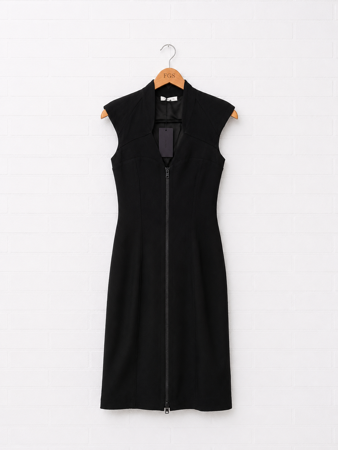 Prada Front Zip Sheath Dress- 44