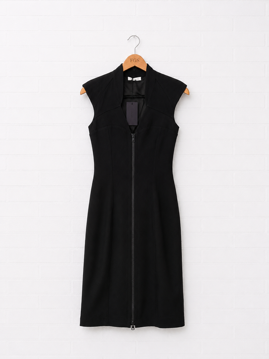Prada Front Zip Sheath Dress- 44
