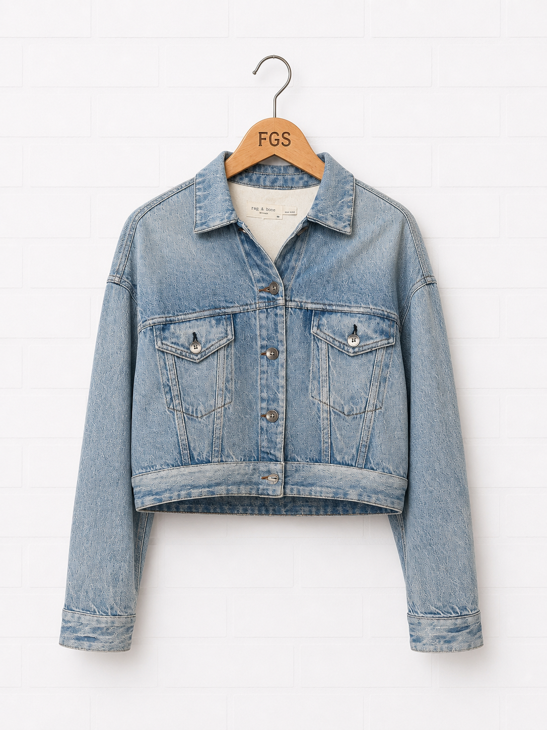 Rag & Bone Marimar Terry Trucker Jacket