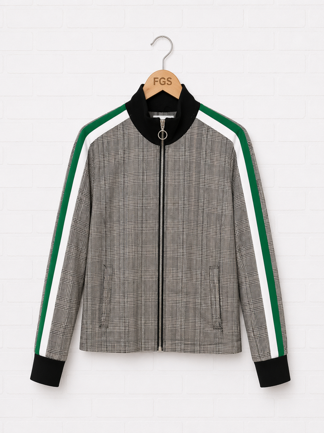 Current Elliot Linen Side Stripe Jacket- S