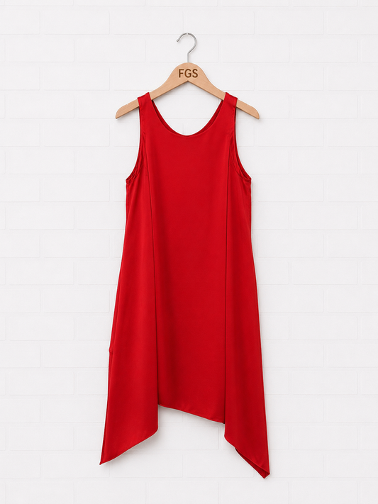 Aidan Mattox Satin Shift Dress- 6