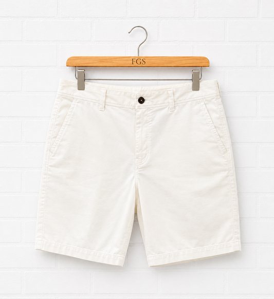 Georg Roth White Chino Shorts- 34
