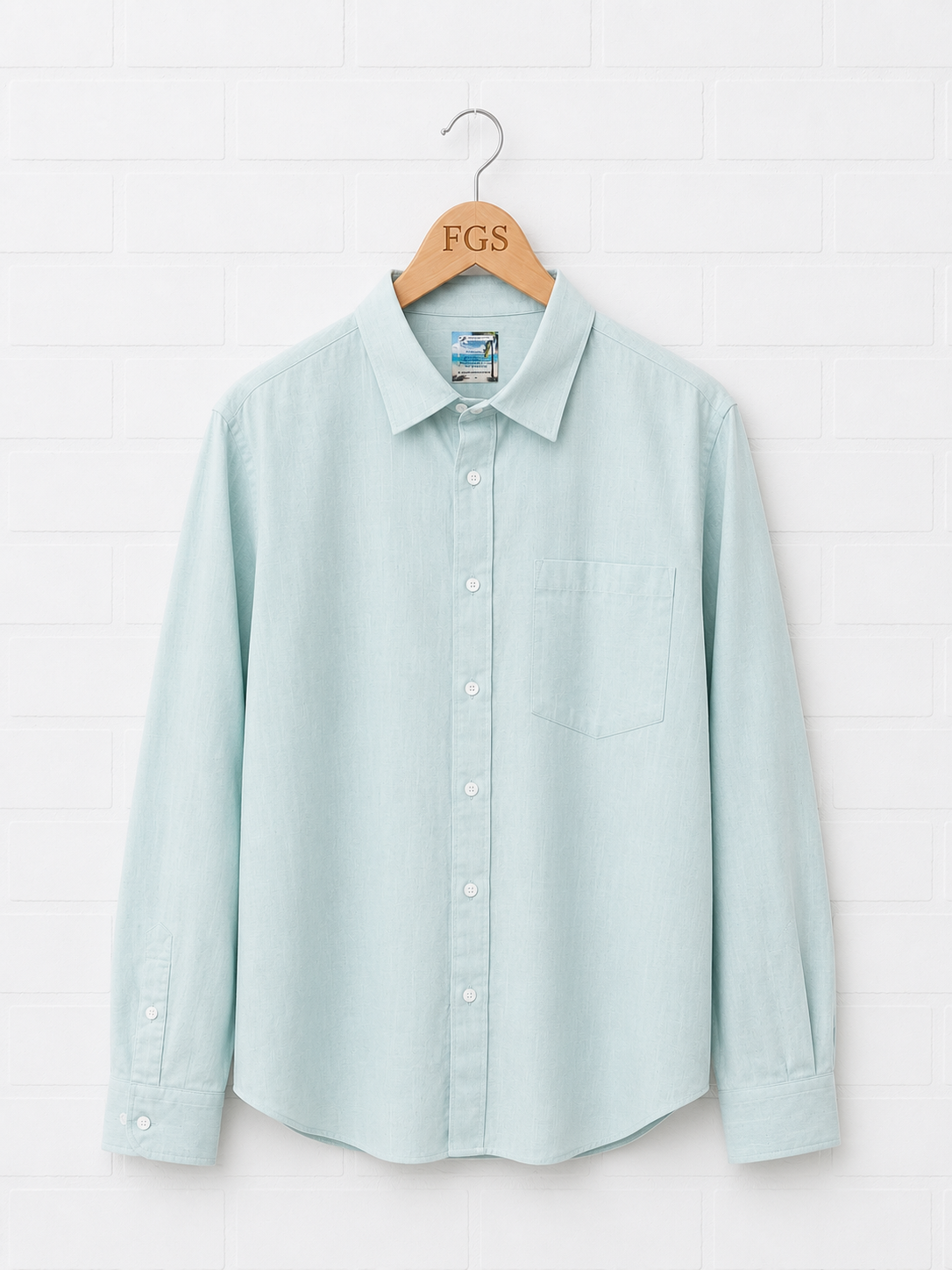 Georg Roth Aqua Linen Button Up-XL