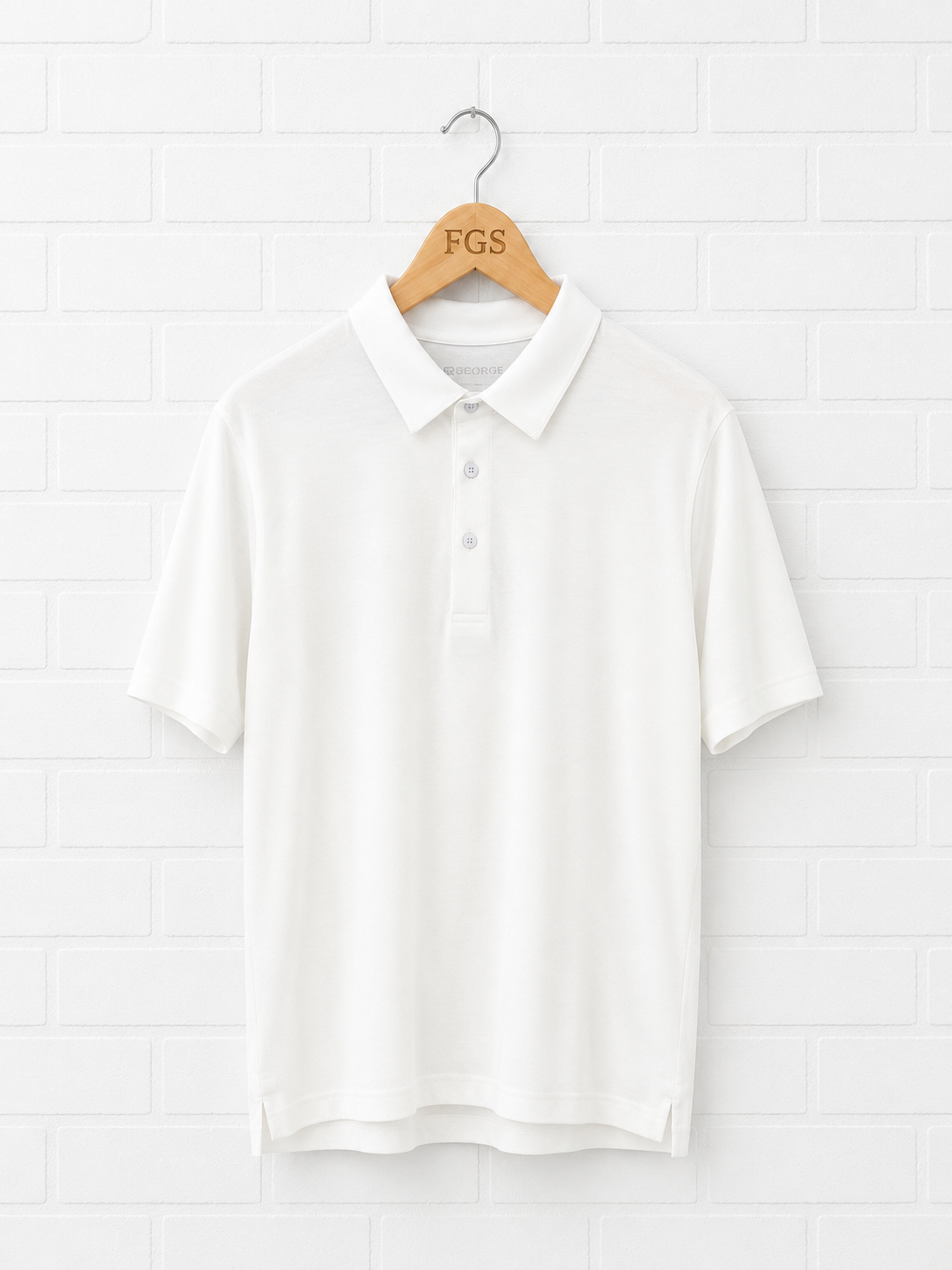 Georg Roth White Pima Polo- XL