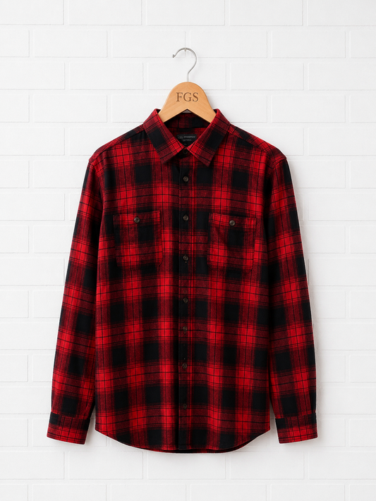 Georg Roth Red & Black Flannel- XL